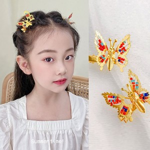 发夹弹簧饰品夹子儿童玩具发饰童年怀旧80后小时候会动的蝴蝶1人付款