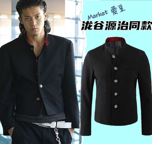 泷谷源治同款衣服 小栗旬热血高校铃兰校服中山装套装小西服外套