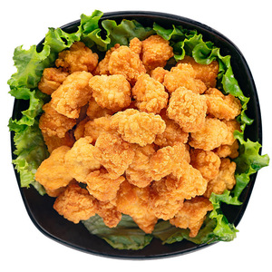 鸡米花春雪半成品油炸家庭装2斤零食小吃商用裹面冷冻无骨鸡肉块