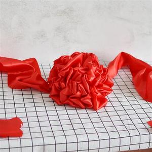 古装戏服婚纱摄影拍照道具中式m新郎结婚红色绣球大红花球婚庆用