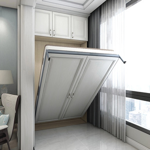 卧室隐形床a五金床架多功能壁床衣柜双人床正翻侧翻隐藏床下翻床