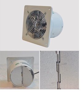 墙体排风扇8cm换气扇装到墙体上排气扇厨房家用 接管小型四寸