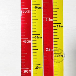 水箱水位标识牌罐体测量尺卷尺不干胶防水贴水位标尺贴消防水池液位