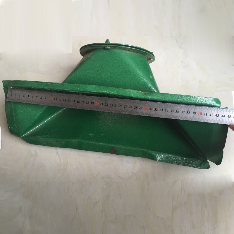 i四川晶工35型i粉碎机出料口齿爪式粉碎机配件圆口出料斗加厚2022