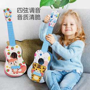 尤克里里儿童小吉他玩具女孩男孩初学者可弹奏乐器小提琴乌克丽丽