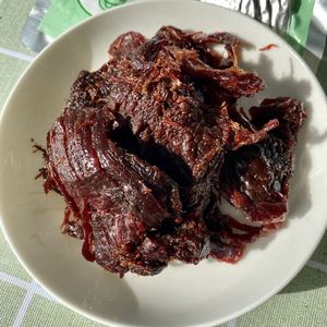 沧源牛干巴佤膳正宗黄牛肉干香酥火烧干巴块云南特产临沧下酒菜