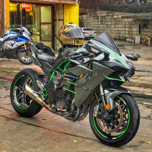 进口川崎h2r跑车雅马哈r1r6摩托车400cc趴赛地平线杜卡迪重型机车