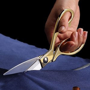 裁缝剪8寸9寸10寸小号不锈钢裁缝m师傅剪刀布料服装缝纫裁布大剪