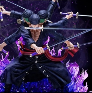 海贼王 gk 九刀流索隆 阿修罗 三头六臂 模型摆件手办男生日礼物