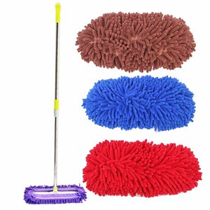 雪k尼尔拖把吸水吸油家用平板拖把一拖净木地板瓷砖干湿两用神器.