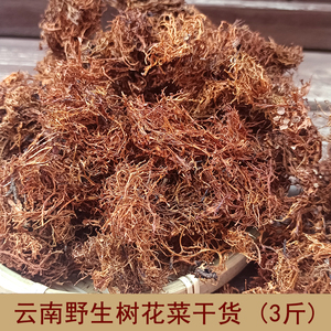 云南特产楚雄树花菜干菜山货野生菌农家野味凉拌菜山珍干货3斤