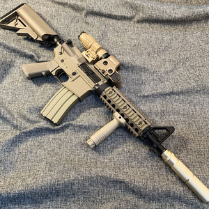 司马m4玩具枪软弹电动连发步抢男孩礼物cs射击吃鸡金属模型道具