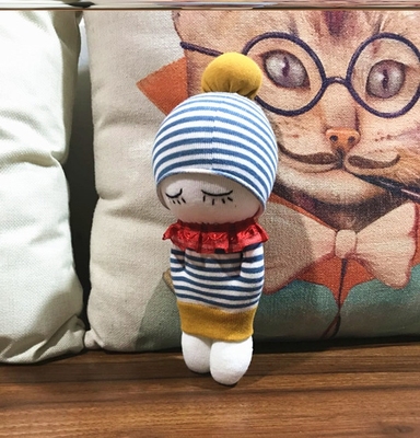 圣诞节袜子娃娃材料包制作成a人袜偶婴幼儿布偶成品手工玩具