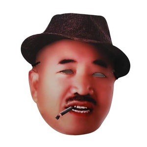 人皮面皮易容仿假人脸皮3d面具头套男用卡纸z搞笑表情头像结婚.