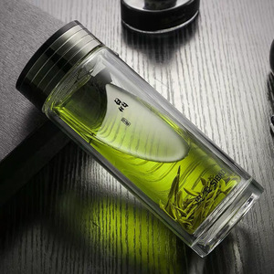 思宝墨晶双层水晶杯