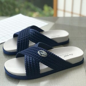 泰国进口纯橡胶拖鞋男2022夏季新款室内防滑防臭户外休闲耐磨凉拖
