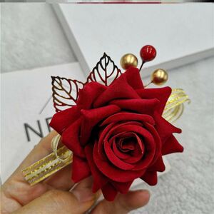 头古典盘发90年代头花结婚中式配饰古装花头饰新娘红色仙美 造型