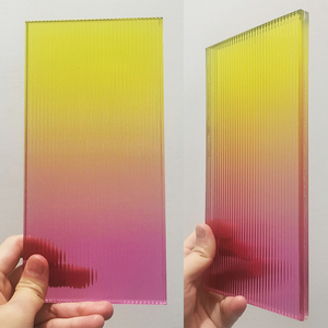 2021彩色喷绘渐变压花玻璃定制入户隔断烤漆喷漆钢化轻奢现代夹丝