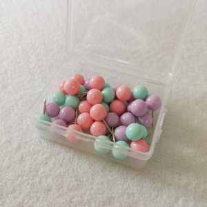 透明玫瑰金圆球钉工字钉美术钉绘画软t木钉留言板地球qi皮欧美风10