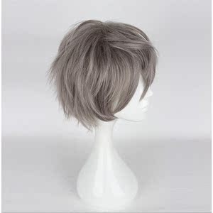 mcoser偶像梦幻祭knights濑名泉cosplay动漫假发深灰色万用短发