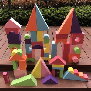eva泡沫积木益智砖幼儿园搭建儿童建构区j材料大型拼装大块玩具
