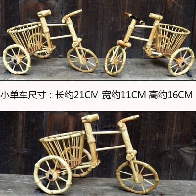 竹马鞭竹根迷你型风车小型工艺品装饰品n儿童玩具农家乐道具