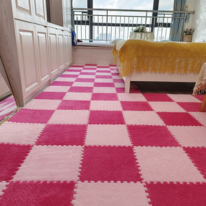 i地毯卧室ins风耐q脏整铺少女房间韩式拼接地垫榻榻米泡沫垫子20