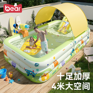 儿童家用充气游泳池加厚宝宝婴儿大型充气水池小孩家庭大人戏水池