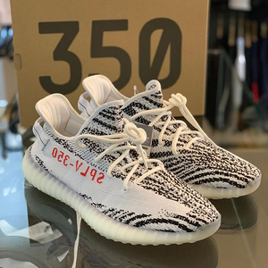 yezi yeezy椰子鞋男350白斑马正品官网天使满天星高/版本正版男鞋