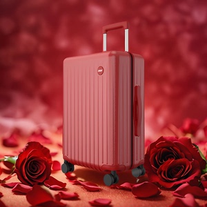 Acer宏碁行李箱 女24寸结婚陪嫁喜庆红色旅行箱 大容量静音拉杆箱