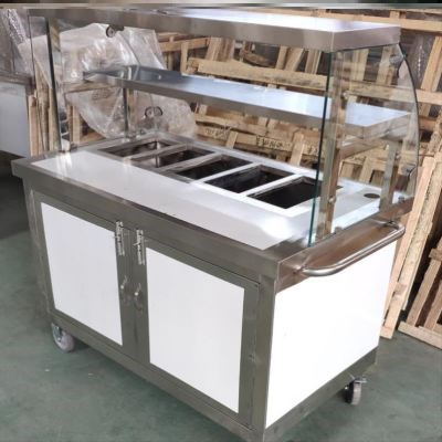 移动摆摊车商用冰粉摊位车凉菜a凉面凉皮卤菜车早餐车手推车不锈