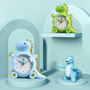 卡通可爱a小狮子闹铃儿童男孩闹钟起床神器卧室大音量学生钟表摆