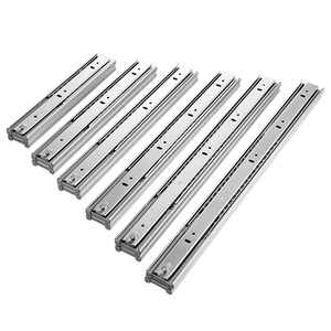 higold/悍高 阻尼缓冲静音导轨五金配件滑轨抽屉轨道三节轨加厚