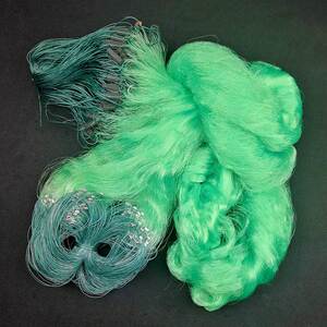 鲫鱼三层沉网100米四指六指捕鱼网渔网浮网鲢鳙粘网挂子大头1.5米