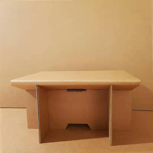 diy手工硬瓦楞纸板折叠组装小a桌子幼儿园童学生益智玩具模型环创