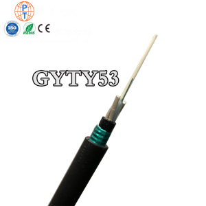 GYTZY53-72B1阻燃光缆12芯24芯48芯96芯144芯GYTY53 4芯8芯室外单模阻燃直埋地埋光纤防潮地直埋国标光缆