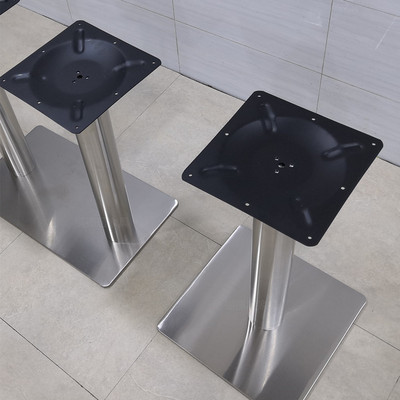 不锈钢吧台支架桌脚定制茶几架桌子脚白钢金色架子办公桌腿餐桌