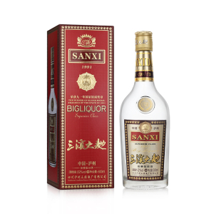 四川泸州三溪大曲1991浓香型白酒固态纯粮食发酵国家银质奖 52度