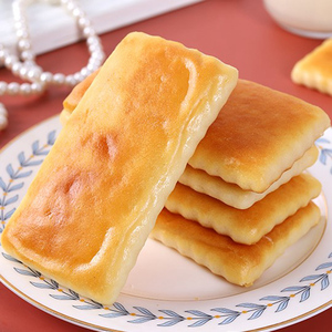 东北软方饼老式大块饼干传统糕点怀旧特产发面零食早餐袋装面包