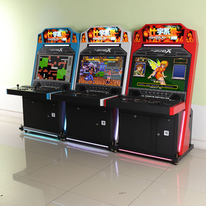 高档宝盒s大型游戏机四人台式怀旧街机格体双杆摇v人一斗投币奢华
