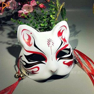 古装面具半脸流苏古风汉服cos半面妆中国风神秘头饰遮面面具