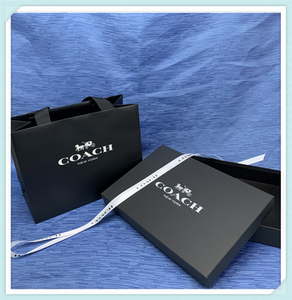 专柜正品 coach/蔻驰围巾女包包盒钱包盒纸袋 礼品袋 包装手提袋