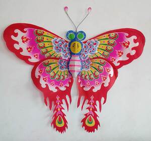 道具蝴蝶立体四翅传统风筝儿童舞蹈潍坊手工制作工艺礼k品