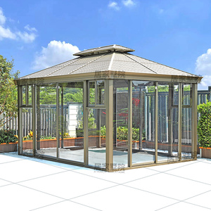 户外阳光房凉亭帐篷室外庭院花园别墅阳台露台封闭式铝合金简易房