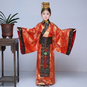 幼儿童古装男童小孩古代唐隋朝皇帝衣服杨坚杨广李世民表演出服装