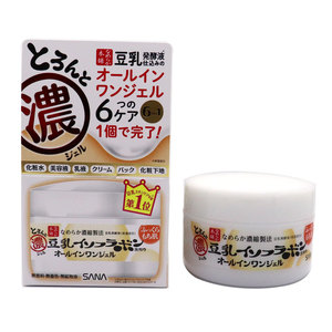 日本sana莎娜豆乳发酵保湿紧致六合一面霜100g 懒人滋养弹润面霜