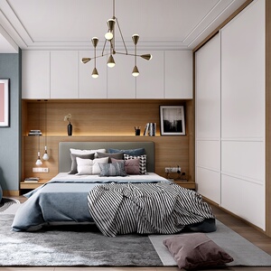 整体衣柜床头柜