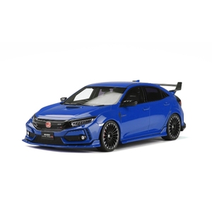 蓝色 OttO 1:18 本田思域 CIVIC FK8 TYPE R 无限 树脂汽车模型