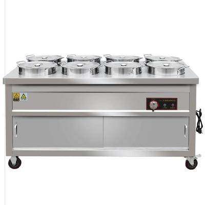 保温粥车商用台式早餐4桶10桶带玻璃罩实用保温q台环保8桶饭店汤