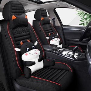 2018款吉利博越智联型1.8T专用全包座椅座套四季通用亚麻汽车坐垫